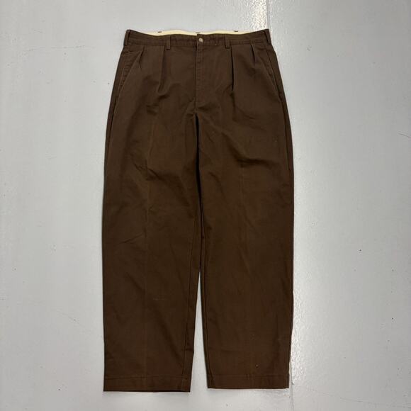 Polo Ralph Lauren Other - Vintage 90s Polo Ralph Lauren Brown Pleated Chinos 36x30